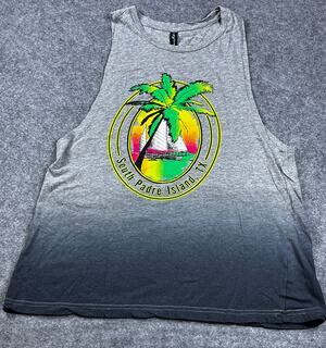Miami Style South Padre Island Tx ombre Tank Top Size S Pre-Owned good condition